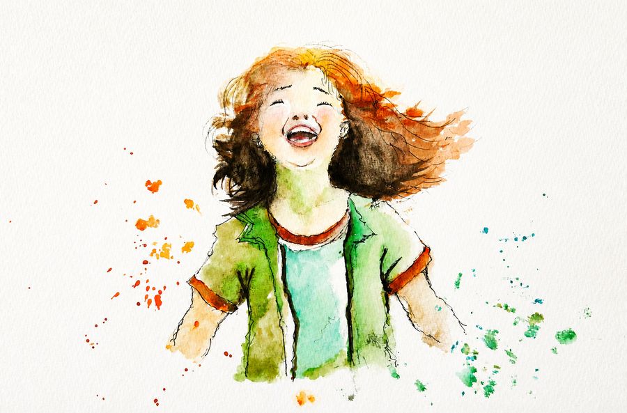 Watercolour painting