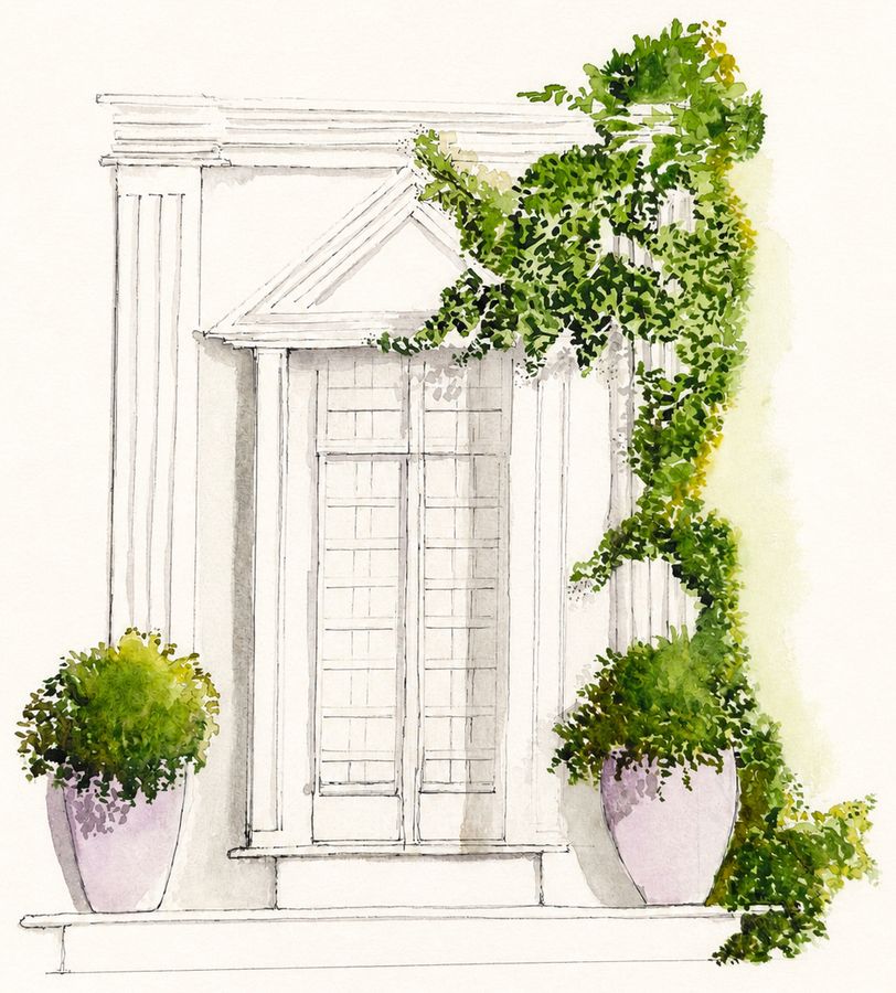 Watercolour painting
