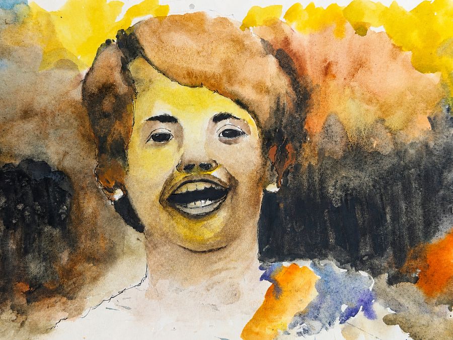 Watercolour painting