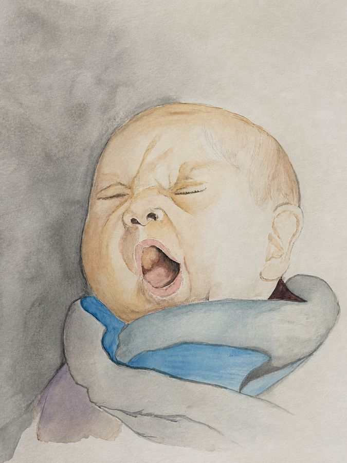 Watercolour painting