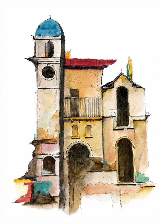 Watercolour painting